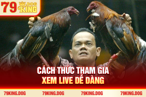 Cách thức tham gia xem live dễ dàng